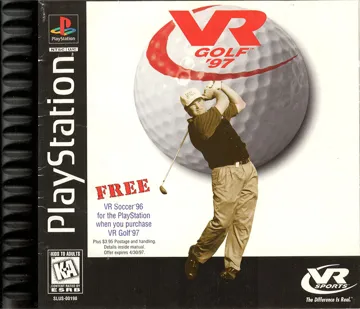 VR Golf 97 (US) box cover front